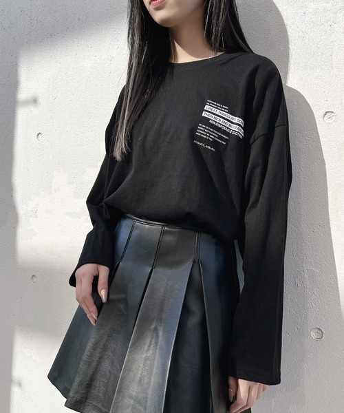 Figments(フィグメンツ)の「GREATロゴロンT(Tシャツ/カットソー・レディース・ブラック/ホワイト・FREE)」の13枚目の写真