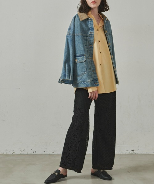 Unitage(ユニテージ)の「パッチワークレースパンツ(その他パンツ・レディース・アイボリー/ブラック・SMALL/MEDIUM)」の14枚目の写真