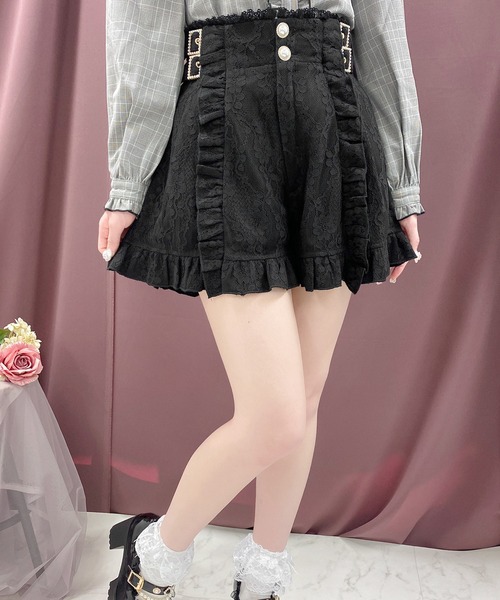ROJITA(ロジータ)の「サイドバックル総レースショートパンツ(その他パンツ・レディース・ピンク/パープル/ブラック・FREE)」の10枚目の写真