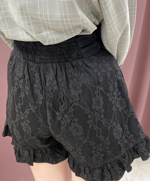 ROJITA(ロジータ)の「サイドバックル総レースショートパンツ(その他パンツ・レディース・ピンク/パープル/ブラック・FREE)」の14枚目の写真