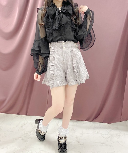 ROJITA（ロジータ）の「サイドバックル総レースショートパンツ（その他