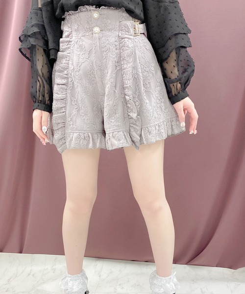 ROJITA（ロジータ）の「サイドバックル総レースショートパンツ