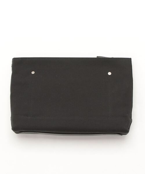 dunhill(ダンヒル)の「【返却】レガシー キャンバス ジップポーチ(クラッチバッグ・メンズ・ナチュラル/ブラック・ONE SIZE)」の3枚目の写真