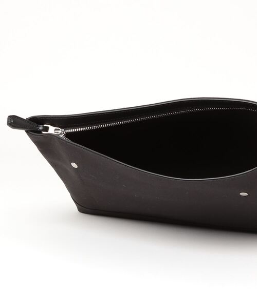 dunhill(ダンヒル)の「【返却】レガシー キャンバス ジップポーチ(クラッチバッグ・メンズ・ナチュラル/ブラック・ONE SIZE)」の5枚目の写真