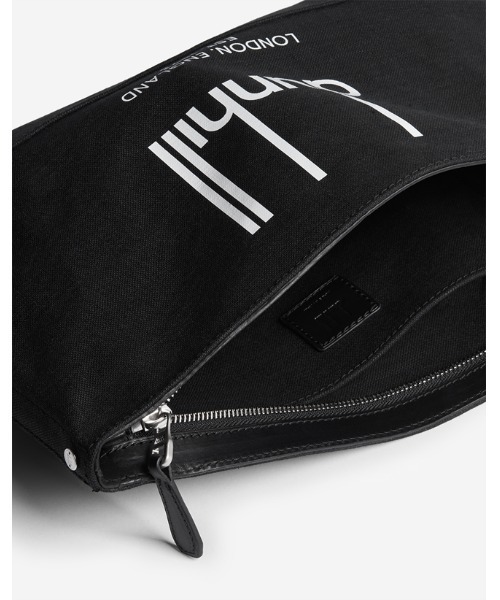 dunhill(ダンヒル)の「【返却】レガシー キャンバス ジップポーチ(クラッチバッグ・メンズ・ナチュラル/ブラック・ONE SIZE)」の12枚目の写真