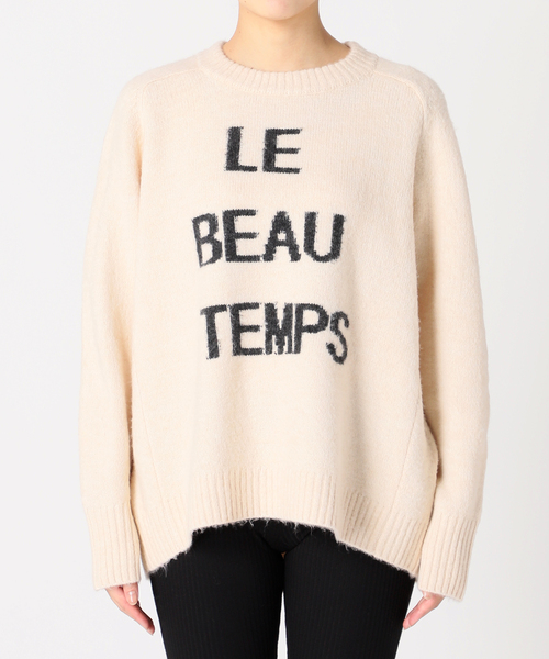 B.C STOCK(ベーセーストック)の「インターシャロゴクルーネック(ニット/セーター・レディース・ブラック/ブルー/アイボリー・FREE)」の17枚目の写真