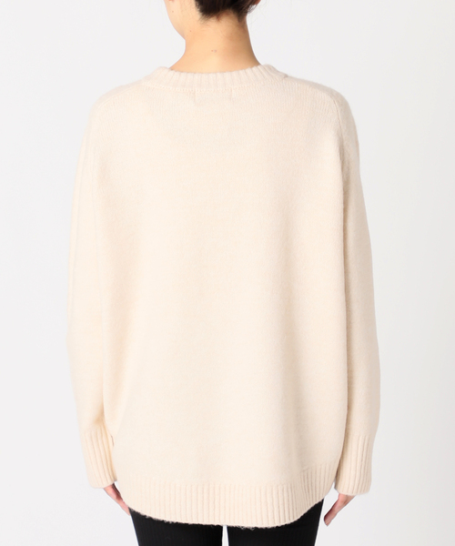 B.C STOCK(ベーセーストック)の「インターシャロゴクルーネック(ニット/セーター・レディース・ブラック/ブルー/アイボリー・FREE)」の19枚目の写真