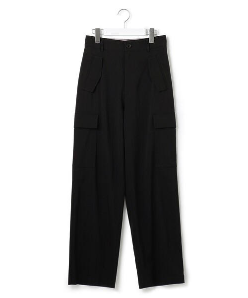 23区(ニジュウサンク)の「キュプラナイロンストレッチ カーゴ パンツ(カーゴパンツ・レディース・ブラック系/黄土色系/カーキ系・32/34/30)」の20枚目の写真