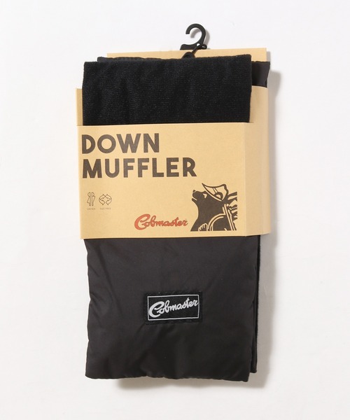 COBMASTER（コブマスター）の「COBMASTER/コブマスター DOWN MUFFLER 裏トリコット パッカブルポケット付き マフラー（マフラー・メンズ・アイボリー/ブラック/ベージュ・FREE）」の11枚目の写真