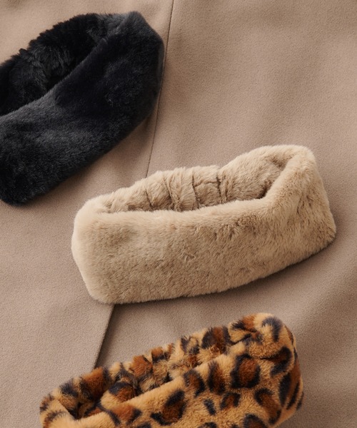 CIAOPANIC TYPY(チャオパニックティピー)の「【KIDS】フェイクファーヘアバンド(ヘアバンド・キッズ・ブラック/グレイッシュベージュ/ブラウン・ONE SIZE)」の13枚目の写真