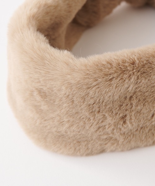 CIAOPANIC TYPY(チャオパニックティピー)の「【KIDS】フェイクファーヘアバンド(ヘアバンド・キッズ・ブラック/グレイッシュベージュ/ブラウン・ONE SIZE)」の12枚目の写真