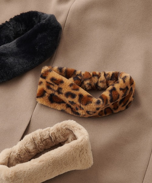 CIAOPANIC TYPY(チャオパニックティピー)の「【KIDS】フェイクファーヘアバンド(ヘアバンド・キッズ・ブラック/グレイッシュベージュ/ブラウン・ONE SIZE)」の19枚目の写真