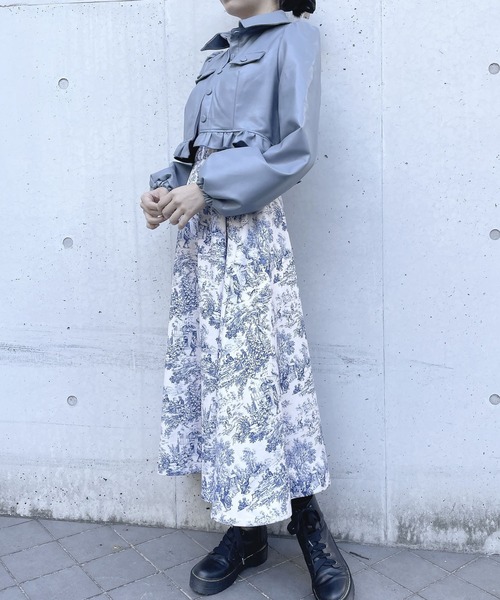 lilLilly（リルリリー）の「レザーショートジャケット（その他アウター・レディース・ピンク/ブルー/ブラック・FREE）」の9枚目の写真