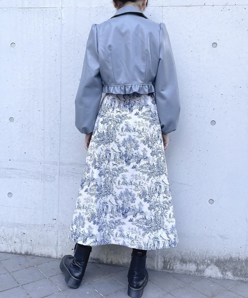 lilLilly（リルリリー）の「レザーショートジャケット（その他アウター・レディース・ピンク/ブルー/ブラック・FREE）」の20枚目の写真