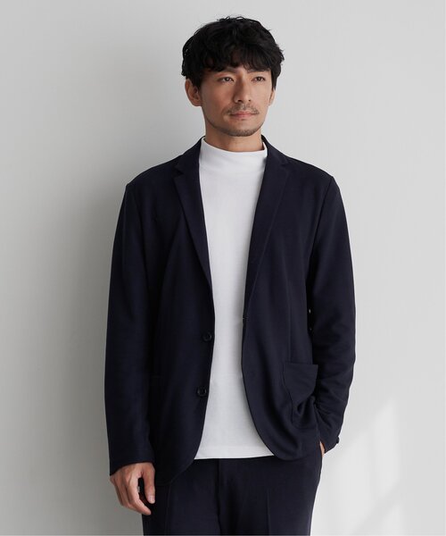 IKKA LOUNGE（イッカラウンジ）の「イージーケア起毛テーラードジャケット（テーラードジャケット・メンズ・ネイビー/グレー・S/M/L/XL）」の3枚目の写真
