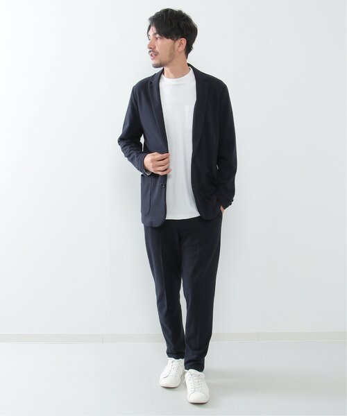IKKA LOUNGE（イッカラウンジ）の「イージーケア起毛テーラードジャケット（テーラードジャケット・メンズ・ネイビー/グレー・S/M/L/XL）」の7枚目の写真