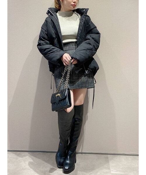 dazzlin（ダズリン）の「パールレイヤードニットトップス（ニット/セーター・レディース・グレー/ピンク/ブラック・FREE）」の21枚目の写真