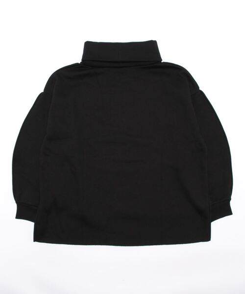 notch.（ノッチ）の「裏起毛オフタートルプルオーバー（スウェット・レディース・ブラック/ベージュ/グレー・M）」の4枚目の写真