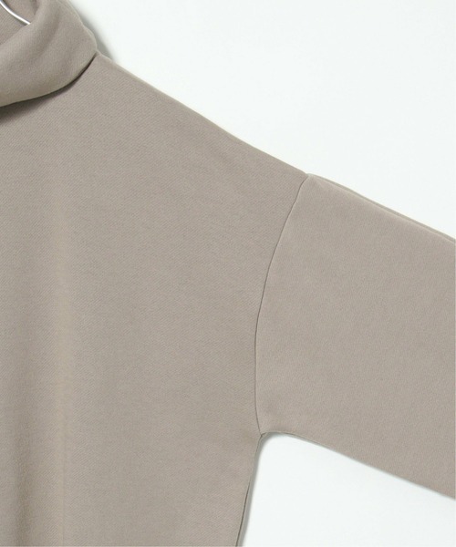 notch.（ノッチ）の「裏起毛オフタートルプルオーバー（スウェット・レディース・ブラック/ベージュ/グレー・M）」の8枚目の写真