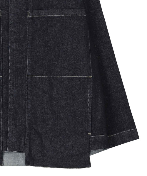 Plantation(プランテーション)の「BIZENストレッチデニム/ジャケット(デニムジャケット・レディース・ネイビー・M size/XL)」の6枚目の写真