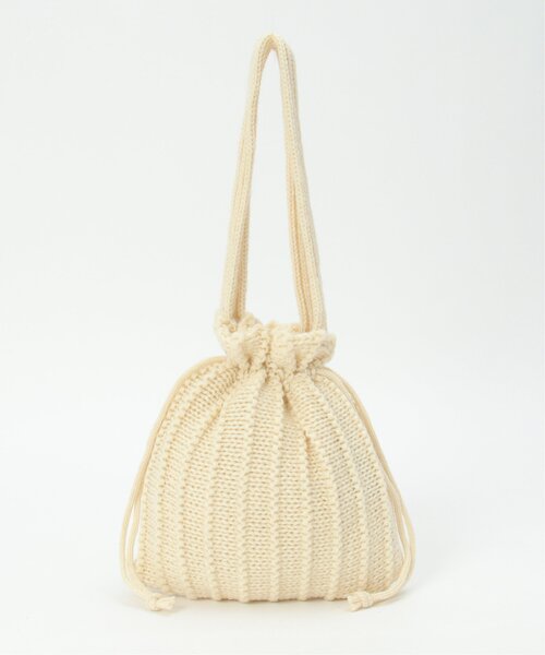 CLIPPER CASUALS（クリッパーカジュアル）の「CLIPPER CASUALS クリッパーカジュアル Pleats Bag（ショルダーバッグ・レディース・グリーン系その他/オフホワイト/ブルー・FREE）」の5枚目の写真