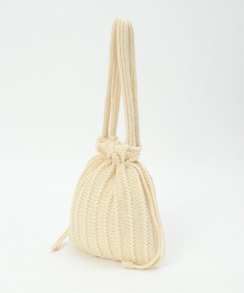 CLIPPER CASUALS（クリッパーカジュアル）の「CLIPPER CASUALS クリッパーカジュアル Pleats Bag（ショルダーバッグ・レディース・グリーン系その他/オフホワイト/ブルー・FREE）」の6枚目の写真