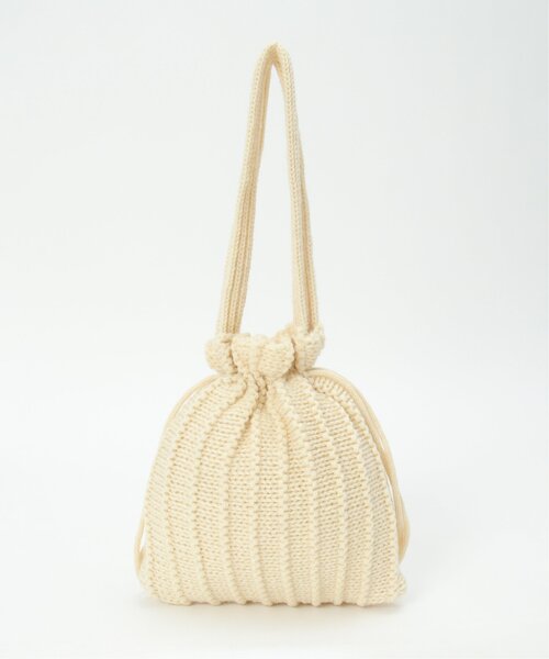 CLIPPER CASUALS（クリッパーカジュアル）の「CLIPPER CASUALS クリッパーカジュアル Pleats Bag（ショルダーバッグ・レディース・グリーン系その他/オフホワイト/ブルー・FREE）」の7枚目の写真