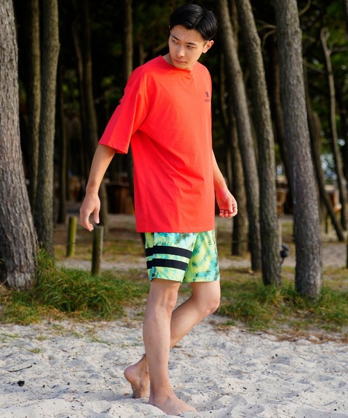 Hurley (ハーレー)の「Hurley/ハーレー ラッシュガード ラッシュTシャツ/ルーズシルエット バックプリント/UVカット 吸汗速乾 MSS2310029(ラッシュガード・メンズ・オレンジ/ブラック/ホワイト・L/XL/M)」の15枚目の写真