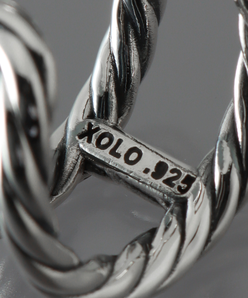 XOLO（ショロ）の「【XOLO / ショロ】H Rope Ring（リング・メンズ・シルバー・LARGE/MEDIUM）」の3枚目の写真