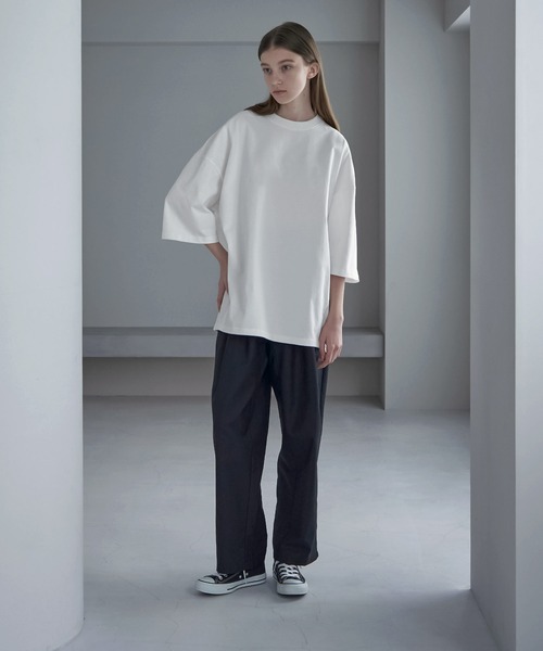 tシャツ 「ユニセックスアイテム」loose silhouette sweat tee / ルーズシルエットスウェットtee レディース メンズ SERACE tシャツ 「SERACE」Loose silhouette T-shirt / ルーズ