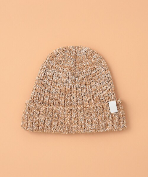 BEAMS LIGHTS(ビームスライツ)の「BEAMS LIGHTS / 和紙 ウォッチキャップ(ニットキャップ/ビーニー・メンズ・ブラック/ネイビー/ベージュ・ONE SIZE)」の1枚目の写真