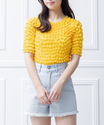 clear | ポップコーン半袖トップス ≪2023SS新作≫(Tシャツ/カットソー)