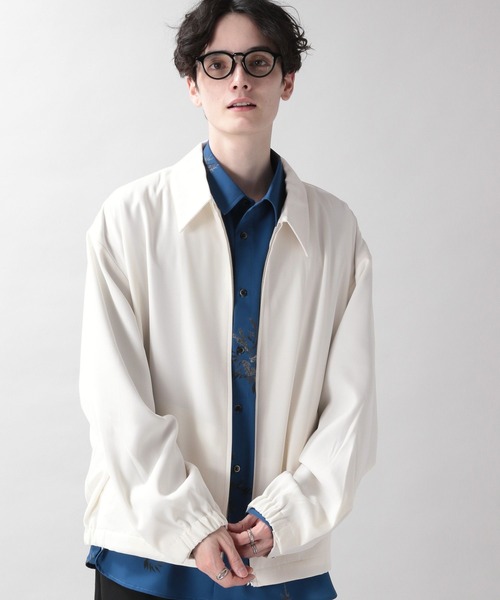 RAGEBLUE(レイジブルー)の「ラグイージー/バルーンブルゾン(ブルゾン・メンズ・ホワイト/ライトブルー/ブラック/グレー・MEDIUM/LARGE)」の10枚目の写真