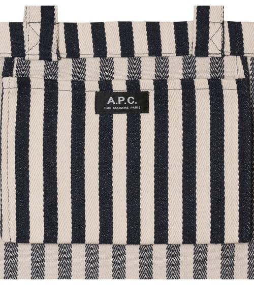 A.P.C.(アーペーセー)の「TOTE LOU 23P(トートバッグ・メンズ・ブラウン系その他/ダークネイビー・ONESIZE)」の3枚目の写真