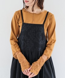 Crisp | レースカフメロウTシャツ(Tシャツ/カットソー)