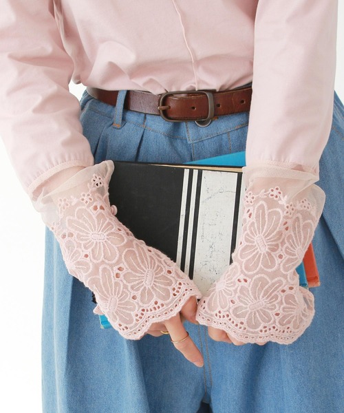 Crisp（クリスプ）の「レースカフメロウTシャツ（Tシャツ/カットソー・レディース・グリーン/アイボリー/マスタード/ピンク・FREE）」の17枚目の写真