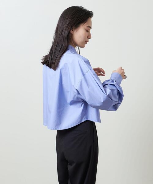 MARW UNITED ARROWS(マルゥ ユナイテッドアローズ)の「<MARW UNITED ARROWS>バルーンスリーブ シャツ(シャツ/ブラウス・レディース・ホワイト/ライトブルー・FREE)」の6枚目の写真