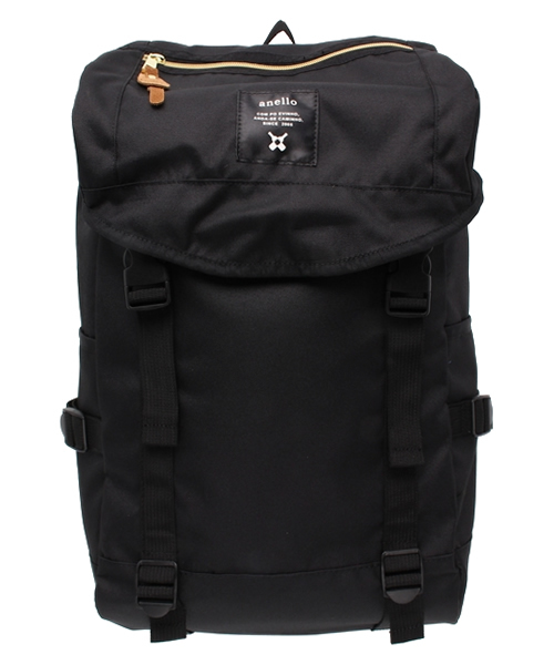 LBC（エルビーシー）の「ポリキャンパスリュック縦            （バックパック/リュック・レディース・ブラック/ダークネイビー・ONE SIZE）」の2枚目の写真