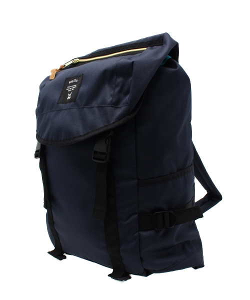 LBC（エルビーシー）の「ポリキャンパスリュック縦            （バックパック/リュック・レディース・ブラック/ダークネイビー・ONE SIZE）」の11枚目の写真