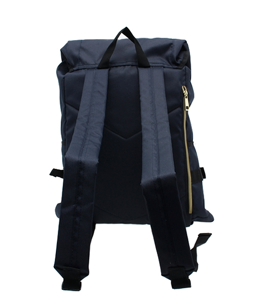 LBC（エルビーシー）の「ポリキャンパスリュック縦            （バックパック/リュック・レディース・ブラック/ダークネイビー・ONE SIZE）」の12枚目の写真