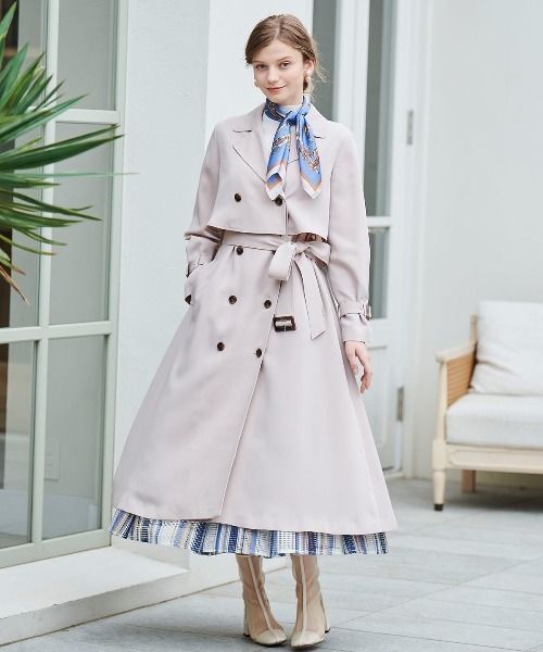 AND COUTURE（アンドクチュール）の「3Wayトレンチコート（トレンチ