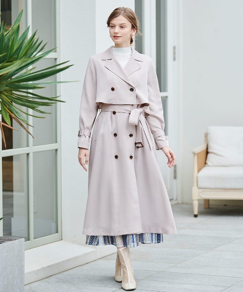 AND COUTURE（アンドクチュール）の「3Wayトレンチコート（トレンチ