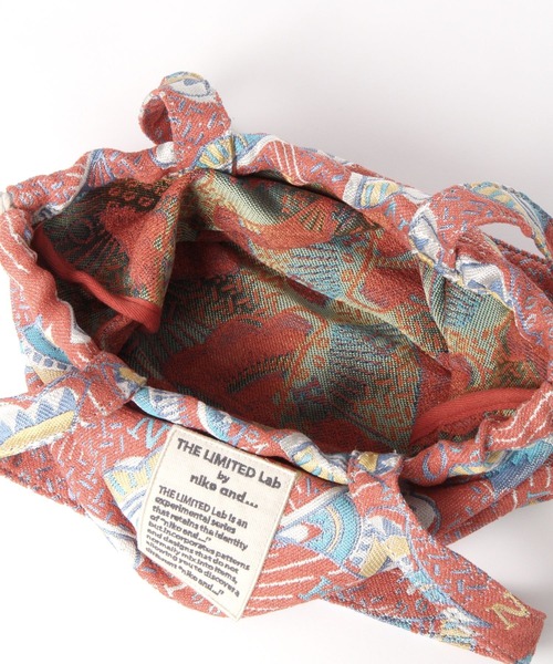 niko and...（ニコアンド）の「【THE LIMITED Lab by niko and...】巾着トートバッグ（トートバッグ・レディース・ブルー/ベージュ/オレンジ・0）」の13枚目の写真