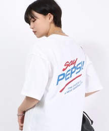 DISCUS ATHLETIC（ディスカス　アスレチック）の「DISCUS ATHLETICK×PEPSI（ディスカスアスレチック×ペプシ）コラボ バックプリント半袖Tシャツ（Tシャツ/カットソー・メンズ）」