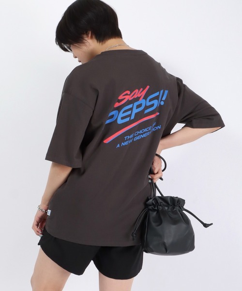 DISCUS ATHLETIC（ディスカス　アスレチック）の「DISCUS ATHLETICK×PEPSI（ディスカスアスレチック×ペプシ）コラボ バックプリント半袖Tシャツ（Tシャツ/カットソー・レディース・ホワイト/ホワイト系その他/ブラック系その他/スミクロ/ホワイト系その他2/ブラック系その他2・M）」の4枚目の写真