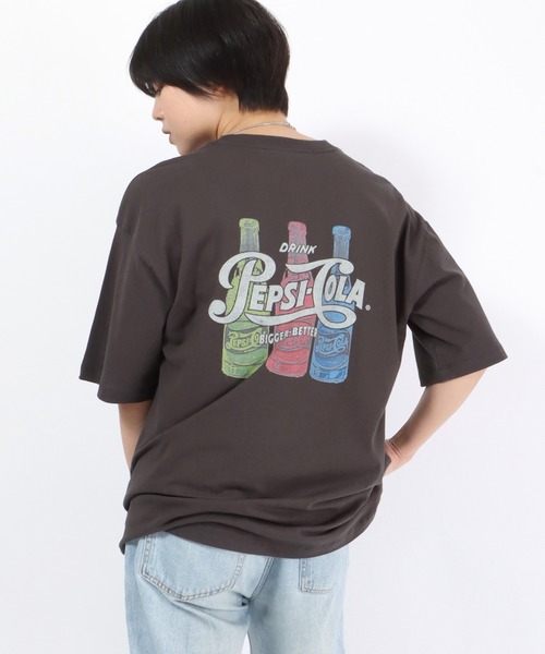 DISCUS ATHLETIC（ディスカス　アスレチック）の「DISCUS ATHLETICK×PEPSI（ディスカスアスレチック×ペプシ）コラボ バックプリント半袖Tシャツ（Tシャツ/カットソー・レディース・ホワイト/ホワイト系その他/ブラック系その他/スミクロ/ホワイト系その他2/ブラック系その他2・M）」の5枚目の写真