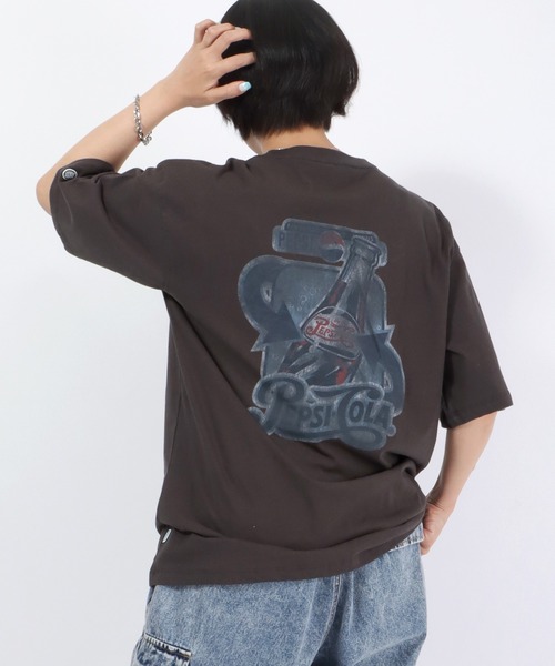 DISCUS ATHLETIC（ディスカス　アスレチック）の「DISCUS ATHLETICK×PEPSI（ディスカスアスレチック×ペプシ）コラボ バックプリント半袖Tシャツ（Tシャツ/カットソー・レディース・ホワイト/ホワイト系その他/ブラック系その他/スミクロ/ホワイト系その他2/ブラック系その他2・M）」の6枚目の写真