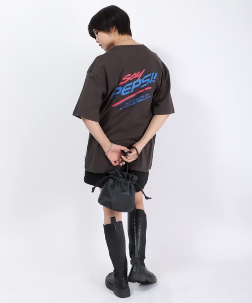 DISCUS ATHLETIC（ディスカス　アスレチック）の「DISCUS ATHLETICK×PEPSI（ディスカスアスレチック×ペプシ）コラボ バックプリント半袖Tシャツ（Tシャツ/カットソー・レディース・ホワイト/ホワイト系その他/ブラック系その他/スミクロ/ホワイト系その他2/ブラック系その他2・M）」の10枚目の写真