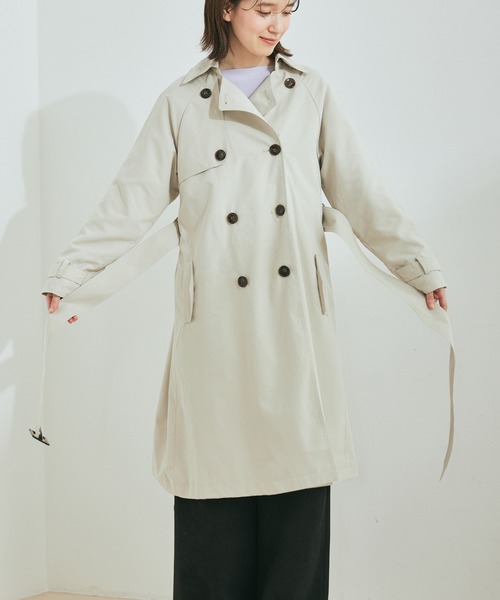 Jayro（ジャイロ）の「ベーシックトレンチコート（トレンチコート・レディース・ベージュ/ネイビー/グレー系その他/ベージュ系その他2・M）」の20枚目の写真