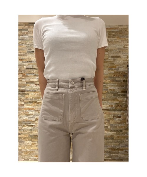 ROLLA'S（ローラス）の「BABY RIB TEE（Tシャツ/カットソー・レディース・ホワイト・8/S/10/M/L）」の5枚目の写真
